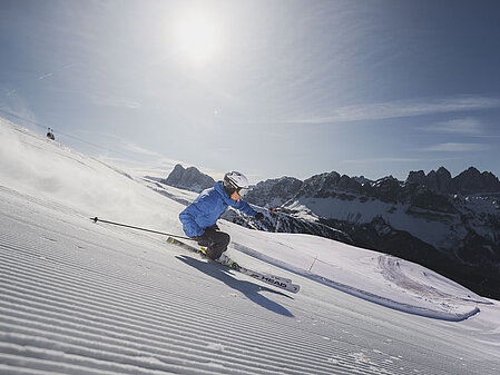 Skifahren Plose Peitler